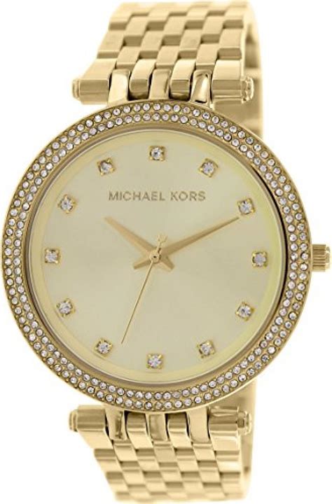 michael kors uhr gold braunes zifferblatt